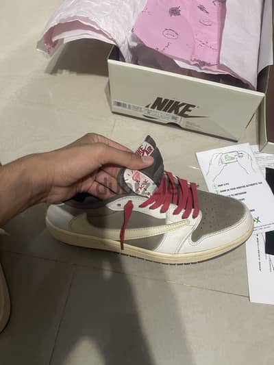 Travis Scott X Air Jordan 1 Low OG REVERSE MOCHA size 43