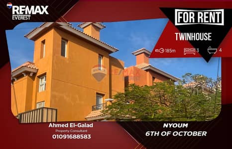 Semi-furnished twinhouse in Nyoum October