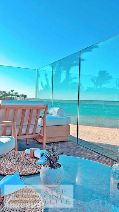 2-Bedroom Chalet for Sale Right on the Sea at the Lowest Price in the North Coast – Prime VIP Location Near All Services & Amenities