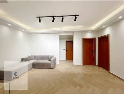 Two fully furnished apartments for rent near the American University with 3 bedrooms, super lux finishing, a kitchen equipped with all appliances, air conditioning, and a spacious balcony with an open view.