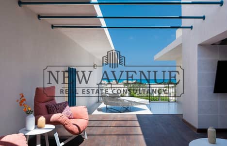 Ready to move Fully Finished & Furnished Chalet with upgraded AC’s Sea view overlooking Safi Sands for sale in Marina 1 Marassi North Coast Emmar