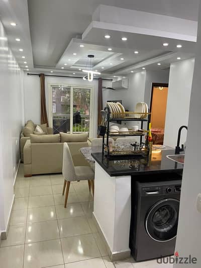 Furnished Apartment for rent in Madinaty B10, super lux finishing, prime location Near services