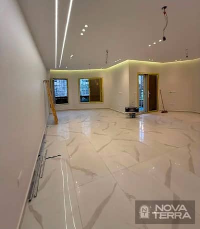 Apartment for sale in Zayed Heights Compound, ultra super luxury, ground floor with private garden
