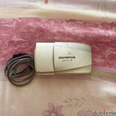 point and shoot film camera olympus MJU II