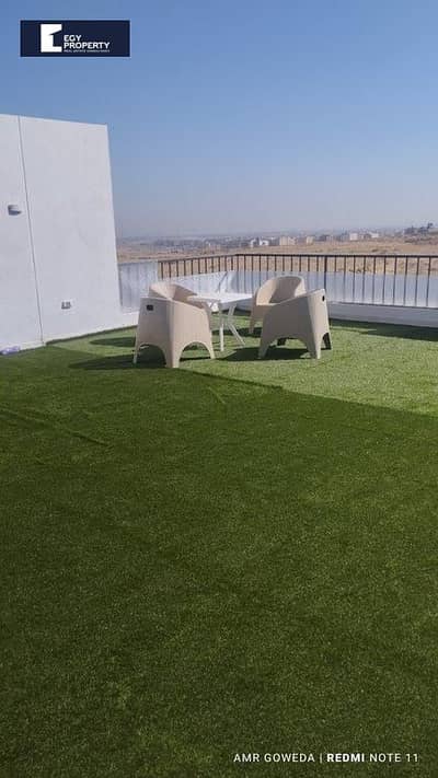 شقة بنتهاوس للبيع في فيفث سكوير المراسم - القاهرة الجديدة , موقع مميز , إطلالة رائعة