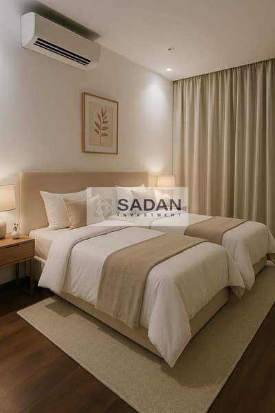 Townhouse for sale in Waterway Triangle Compound, Fifth Settlement, opposite Palm Hills New Cairo.