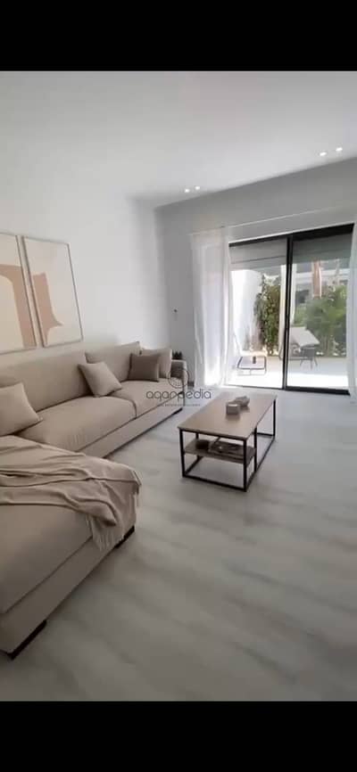 Ground apartment with garden for rent in Lake View Residence fully furnished prime location includes utilities internet water and electricity New Cair