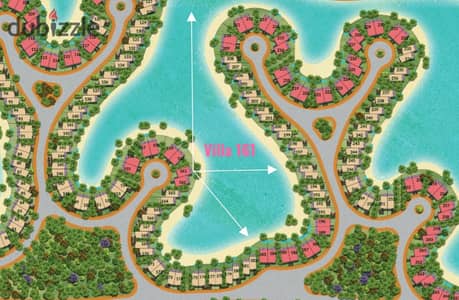 Twin House 258م² صف أول على مارينا SouthMED | Marina & Lagoon View | Pool | 8 سنوات