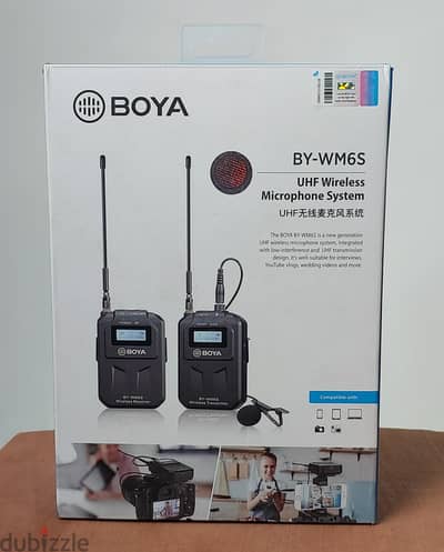 مايك BOYA BY-WM6S اللاسلكي