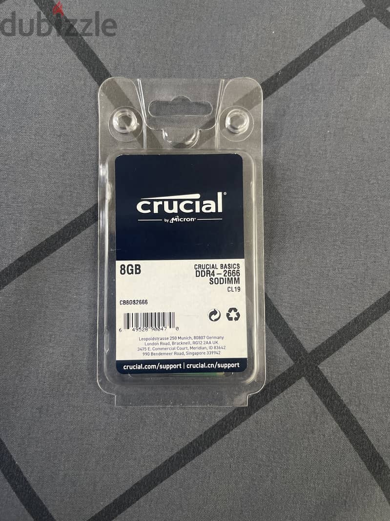 Crucial 8GB RAM 1
