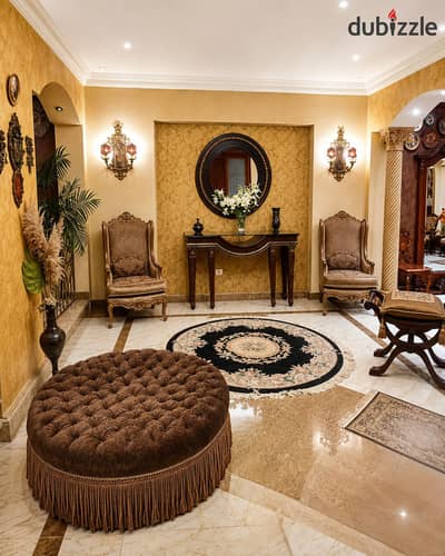 For Sale – Full Floor in South Academy Villas – Fully Finished – Immediate Delivery – Exceptional Price – Fifth Settlement – New Cairo