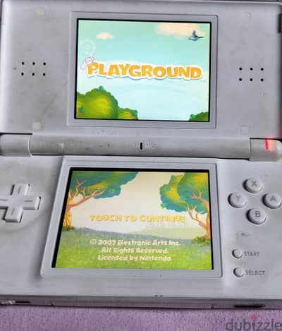 جهازين نينتندو دي اس لايت Nintendo DS Lite مع شاحن ولعبة