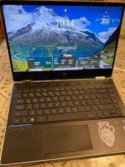HP pavilion x360 Touch Screen convertible 14, 1TB NVIDIA graphics card