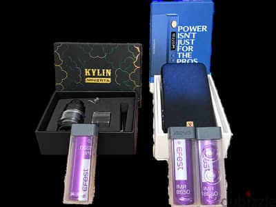 Vaporesso GEN S + Kylin Mini II RTA + 3 Efest 18650 + Original Boxes