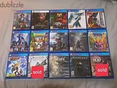 ألعاب ps4, ps5 للبيع