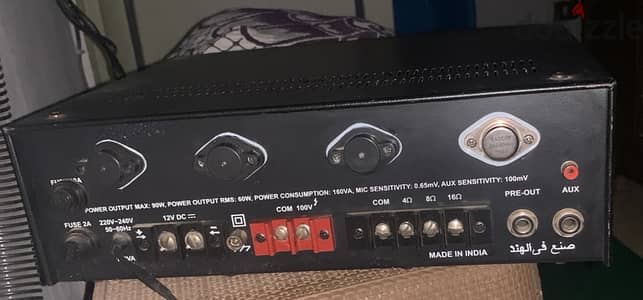 امبلفير بحاله الزيرو + سماعه حائط ‏Panasonic جديدة