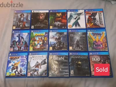 ألعاب ps4, ps5 للبيع