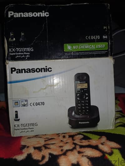 تليفون ارضي لاسلكي باناسونيك بحالة الزيرو- Panasonic