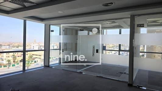Office for rent in a prime location directly on North 90th Street, 416 sqm, at the best rate of $40/sqm — 5th Settlement, New Cairo.