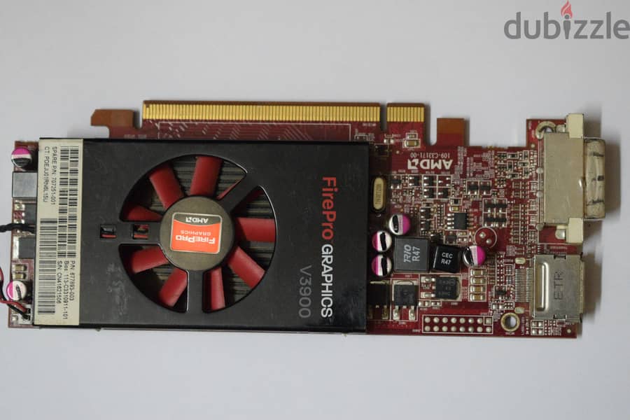 كارت شاشه 1 جيجا AMD FirePro V3900 1G DDR3 vram 3