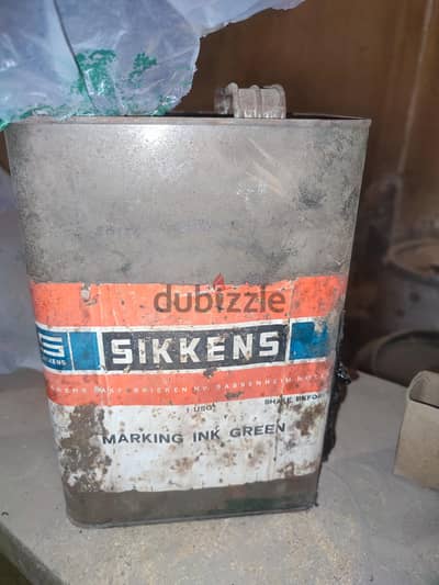 حبر صناعي عالي الثبات للترميز والتتبع الماركة sikkens  مستورد هولندي .