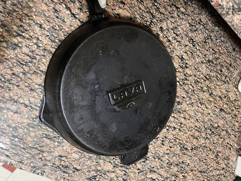 cast iron طاسة + شواية 1