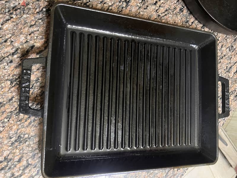 cast iron طاسة + شواية 2