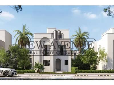 فيلا تشطيب كامل بحديقة كبيرة فى كمبوند تالالا نيو هليوبوليس من شركة  مدينة مصر Madinet Masr Talala New Heliopolis