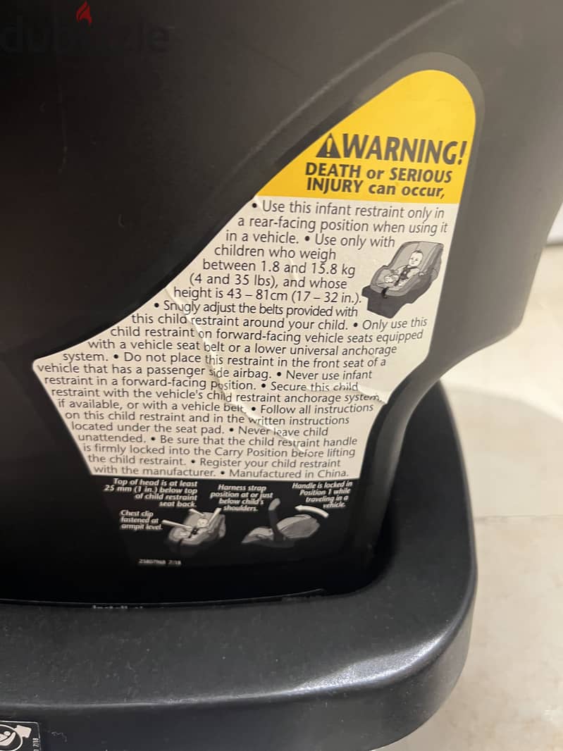 Evenflo carseat 3