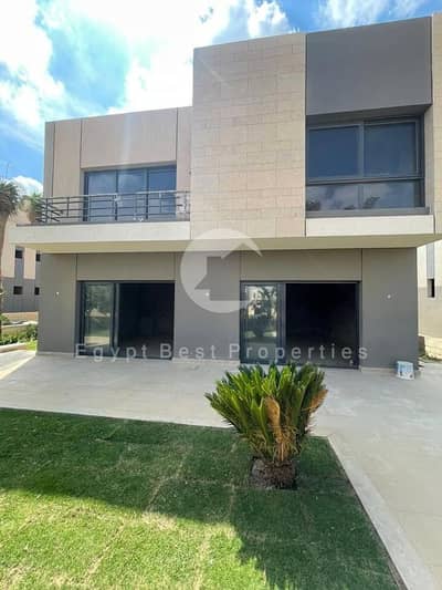 Fully Finished Corner Townhouse Villa by Hassan Allam, ready for immediate viewing, ideally located next to Patio Town.