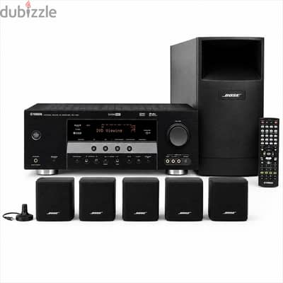 مسرح منزلي احترافي: ريسفير Yamaha + سماعات Bose بحالة ممتازة