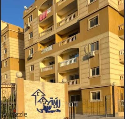 شقة 80م لقطة بأقل سعر بكمبوند رؤية سيتي حدائق أكتوبر، استلام فوري تشطيب الترا سوبر لوكس دور أرضي مرتفع بموقع مميز بشارع المنتزة قرب زويل