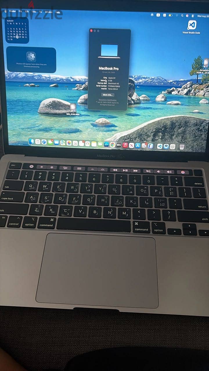 Macbook pro M1 256 8 ram 1