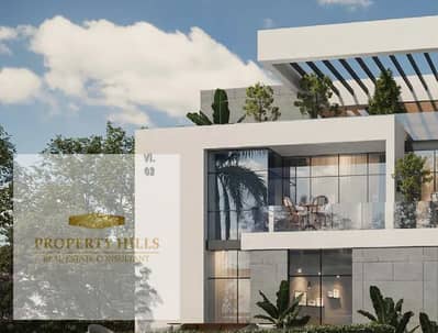 فيلا توين هاوس شامله جاردن 234 متر فيو لاندسكيب مميز في Q-Hills زايد الجديده امام vye sodic و دقايق من حي المهندسين