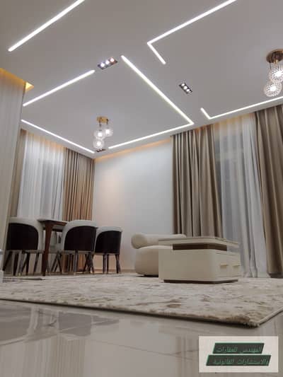 For rent, a furnished apartment in the south of the Academy, Fifth Settlement