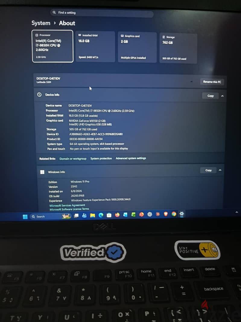 dell latitude 5501 3