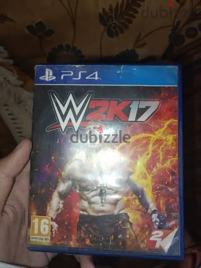 اسطوانة WWE 2K17 بلايستيشن 4 بحالة ممتازة PS4