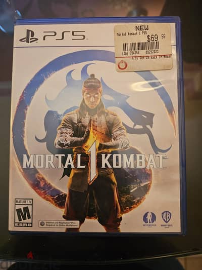 mortal kombat 1 ps5 like new