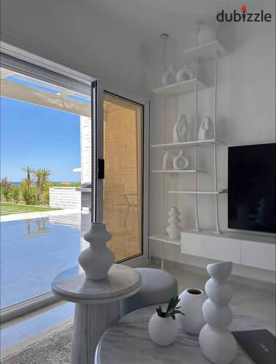 Fully Finished Chalet With a view of the Alamein Towers.  in Mazarine – New Alamein with Flexible Installments Over the Longest Payment Plan.