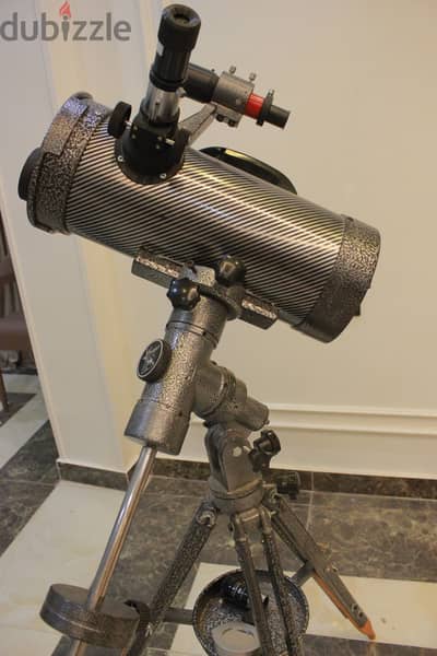 Reflector Telescope VR 114-500 with Equatorial Mount_3x-Lens&SunFilter