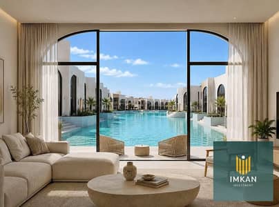 Townhouse for sale at June Sodic (Ojami area, next to Mountain View Ras El Hekma), located by the sea and the lagoon. The unit is ready, fully finishe
