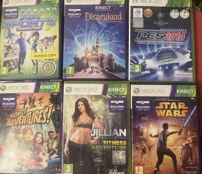 Xbox 360 games and kinects