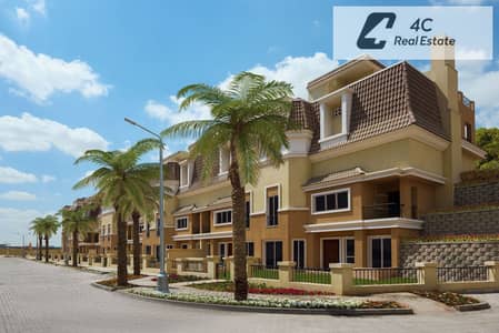 Installment deal lowest total in market best phase villas only ready 2027 garden & roof Rai views near Madinaty & Suez Road S Villa for sale