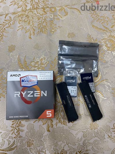 معالج 4600g  ورامتين 8GB