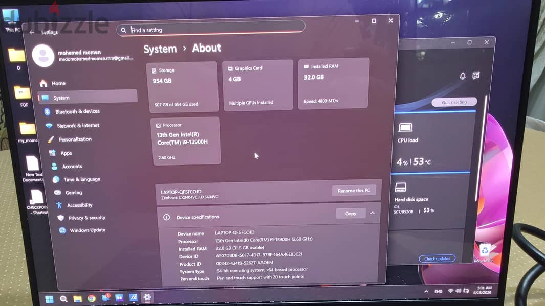Asus Creator Zenbook 2