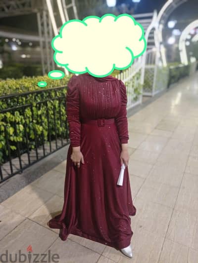  dress burgundy
