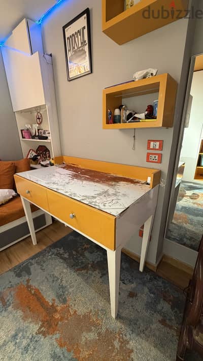 Orange desk