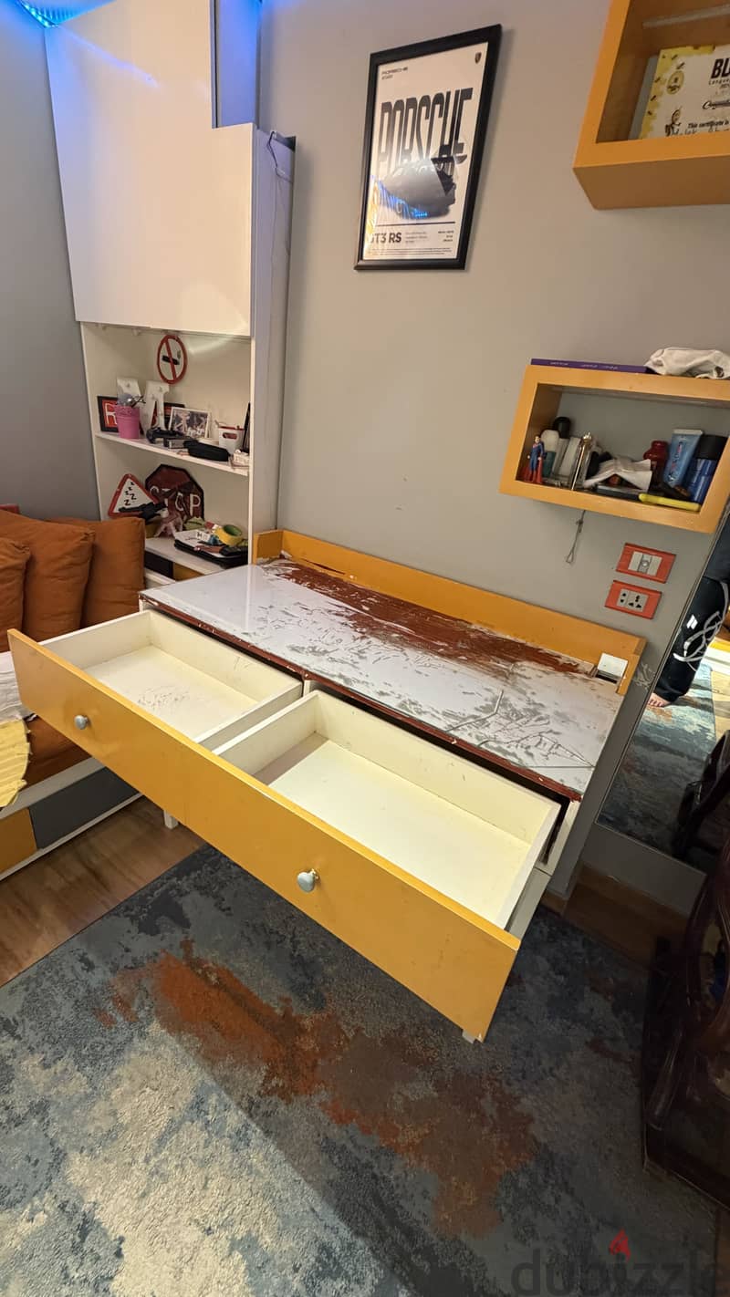 Orange desk 2