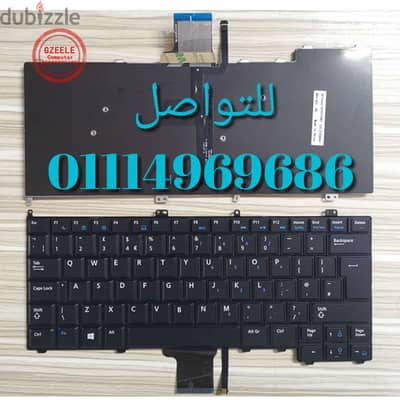 كيبوردات DELL Latitude E7240 الاوريجينال