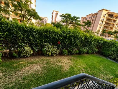 الرحاب - للايجار شقة 119 متر ارضي بجاردن 80م - 3 غرف نوم و 3 حمام